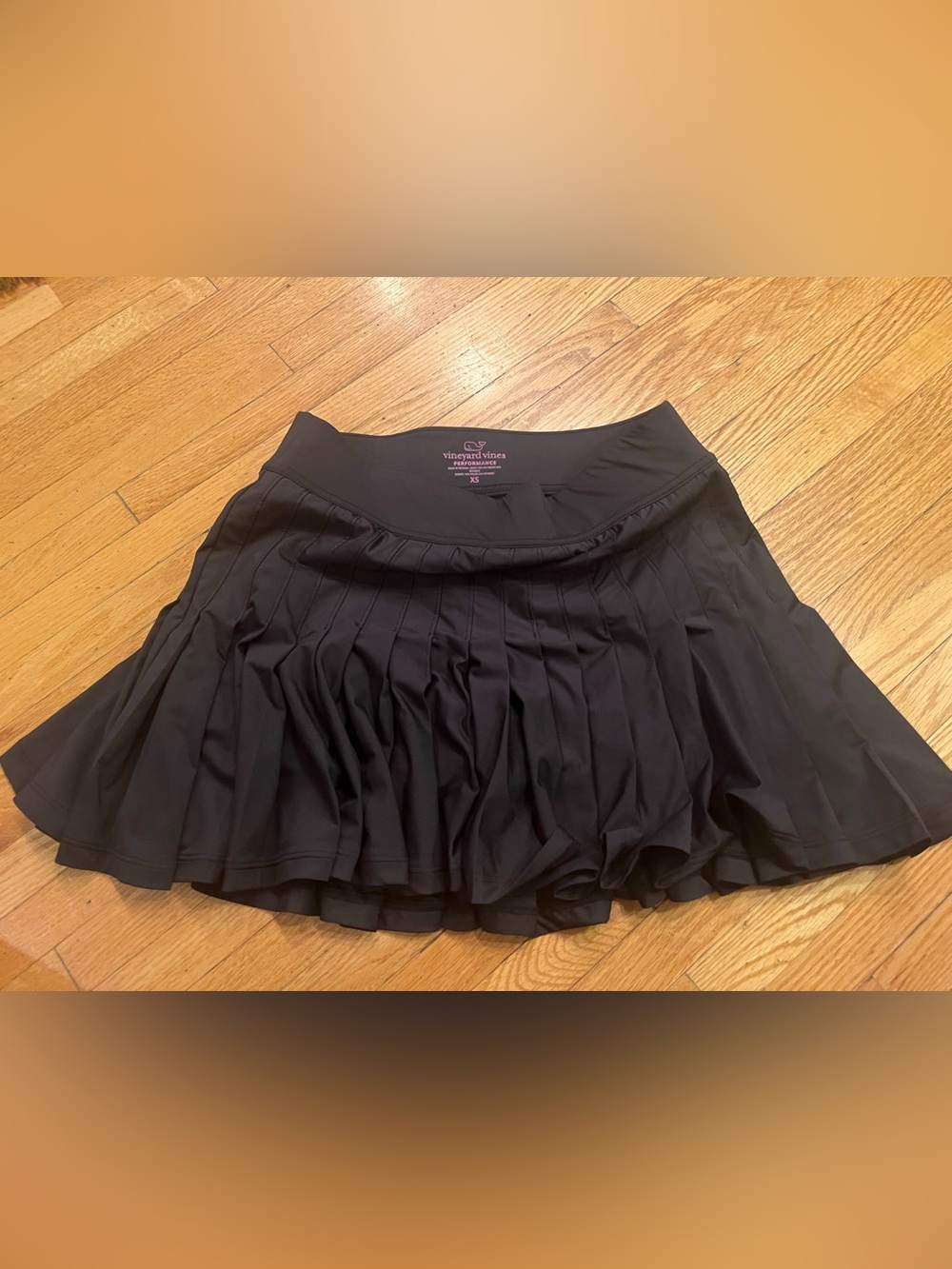 Vineyard Vines - Pleated Tennis Skort - Black - Size XS